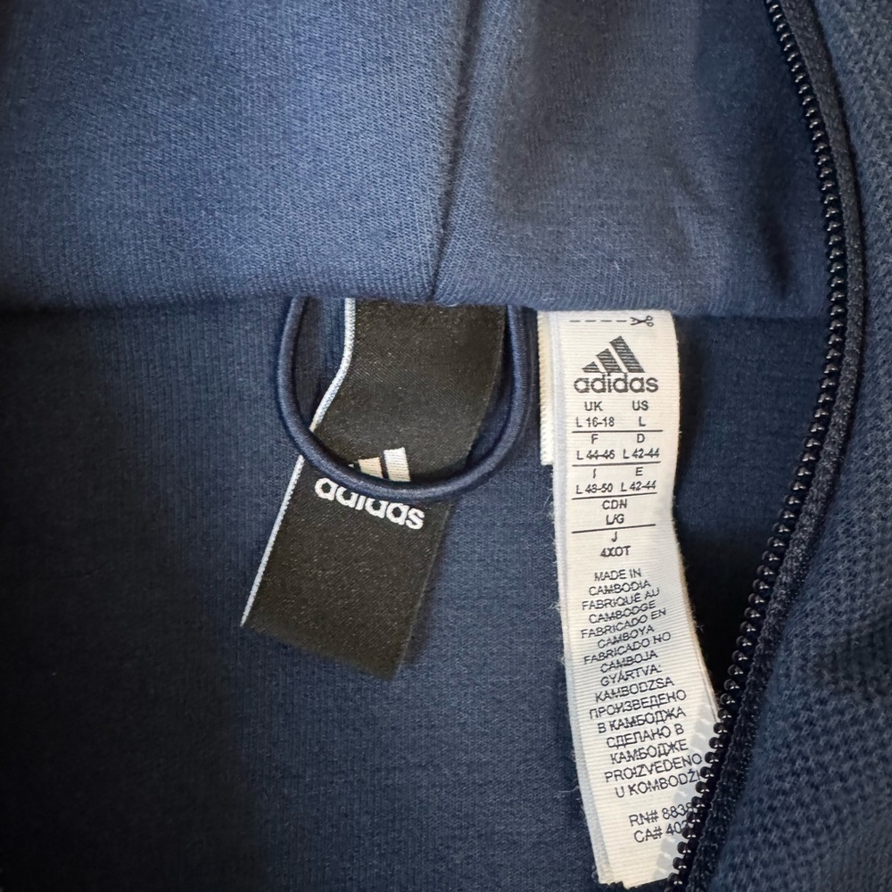 Adidas Zip Up Hoodie Jacket - Picture 6 of 7